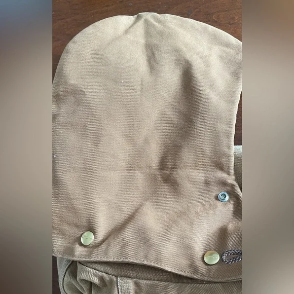 Carhartt C04 BRN blanket lined removable hood chore coat men’s size 46 USA Made